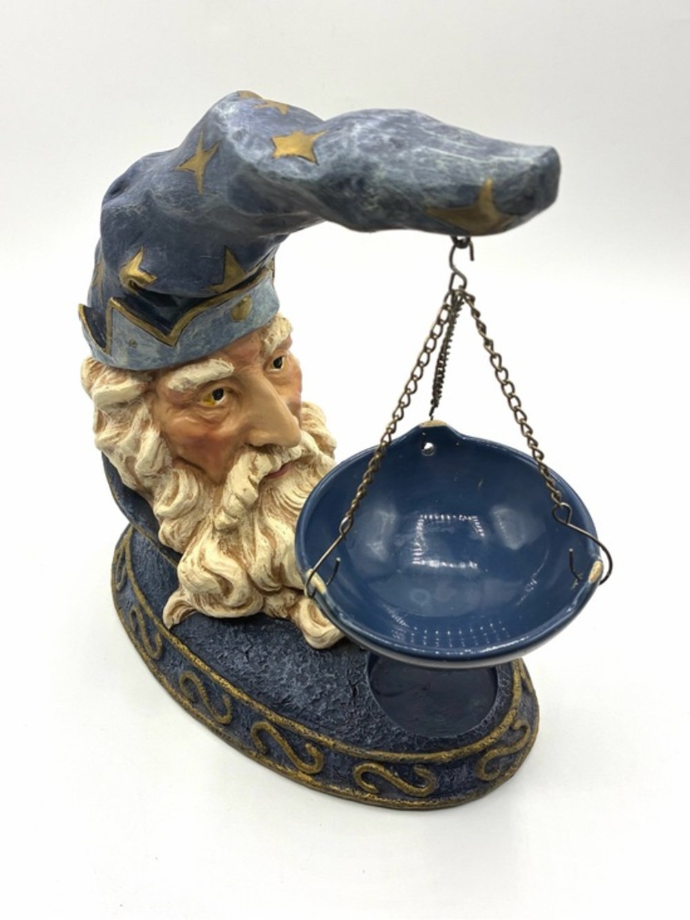 Vintage Yankee Candle Mystical Wizard Tart Wax Warmer Tea Light Holder Retired